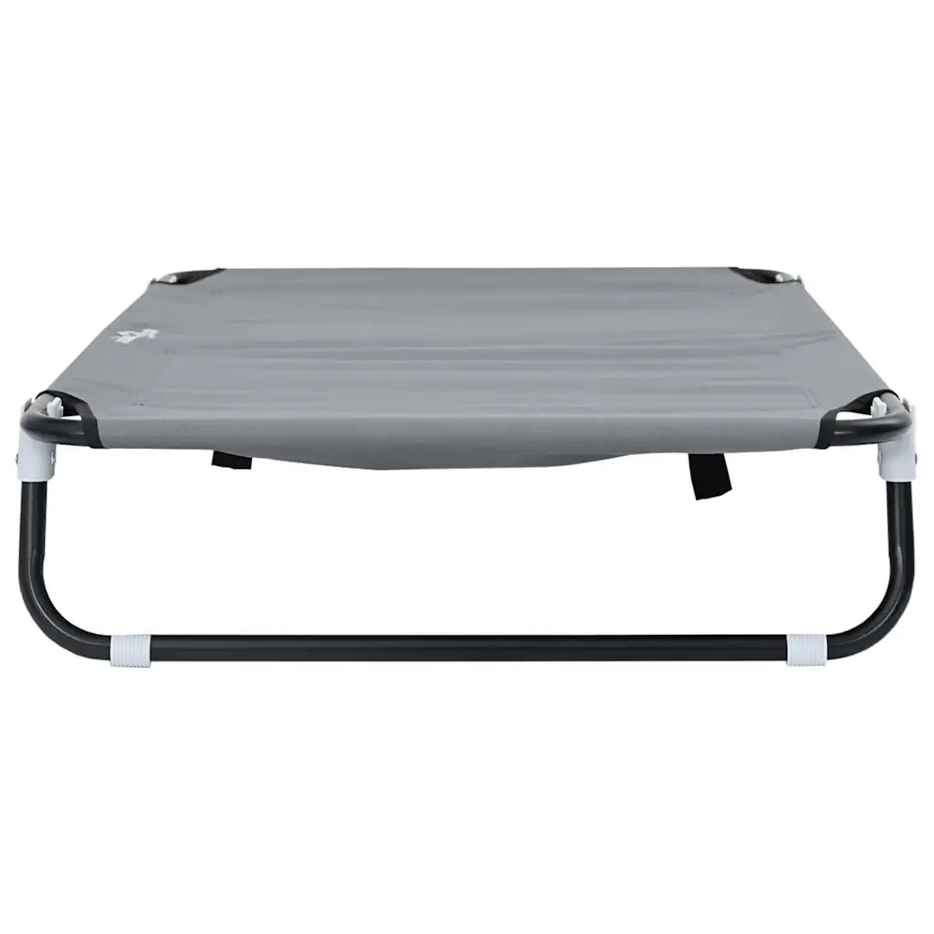 Letto per Cani Grigio chiaro 105 x 65 x 18 cm Acciaio CFW1934288