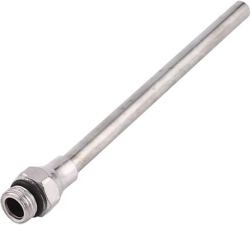PISTOLA PER COMPRESSORE SOFFIAGGIO ARIA CON ACCESSORI BECCUCCIO LUNGO 200mm