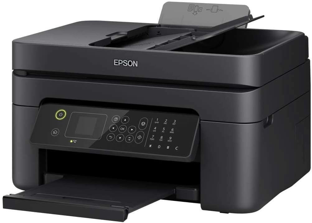 WorkForce WF-2830DWF Multifunzione a Getto d'Inchiostro 4-in-1, Stampa 5.760 x 1.440 dpi, Scansione, Copia, Fax, ADF, Wi-Fi, Cartucce Singole, LCD da 3.7 cm, Nero