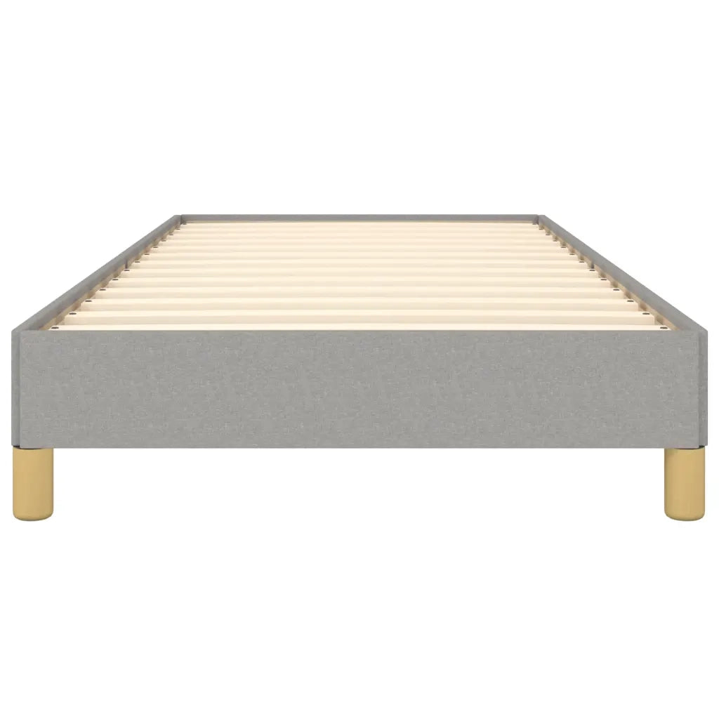 Giroletto senza Materasso-Struttura Letto Grigio Chiaro 80x200 cm Tessuto 977033