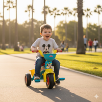 Triciclo per Bambini 55x42x47 cm con Pedali Disney Mickey Mouse