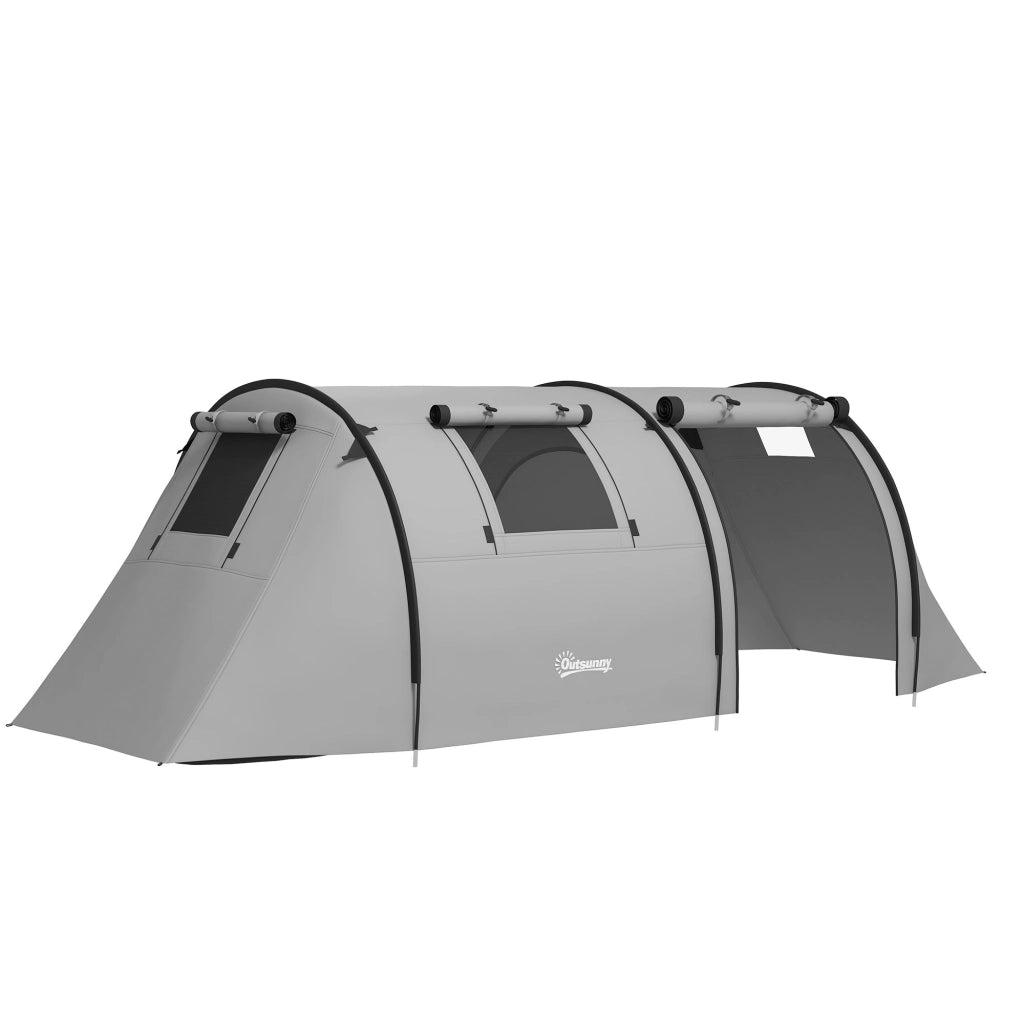 Tenda da campeggio 3 persone ¨C zephmum ¨C Verde impermeabile 470x220x150 cm