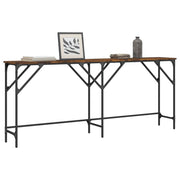 Tavolo Consolle Rovere Fumo 180x29x75 cm in Legno Multistratocod mxl 86220