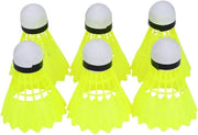 Set di Shuttlecock a Penna in Nylon per Allenamento di Badminton Indoor/Outdoor 6pz.