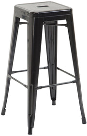 Coppia di sgabelli design industriale Joshua V2 nero