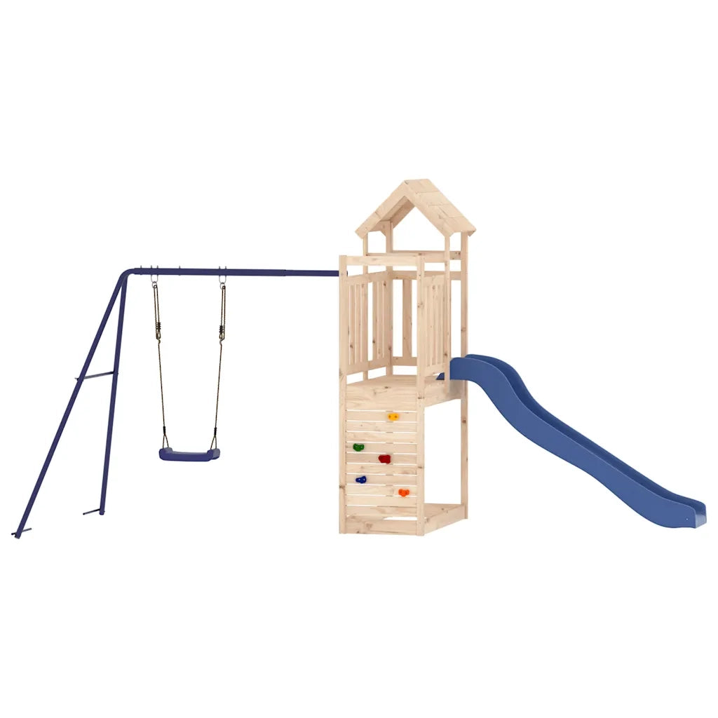 Set da Gioco da Esterno in Legno Massello di Pino 3155903