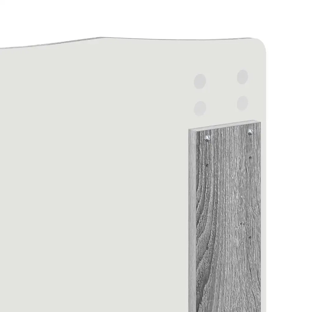 Testiera-Testata-Testiera Decorativa Grigio Sonoma 200 cm Legno multistrato 731260