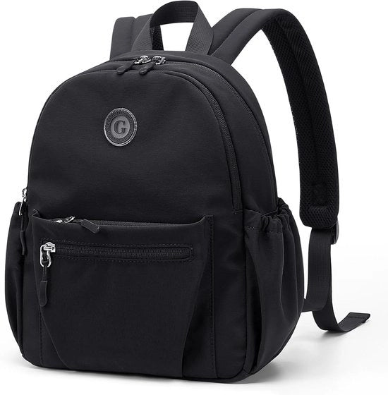 Borsa da Viaggio Mini 10L Donna Leggera Impermeabile Borsa da Scuola e Lavoro per Viaggio e Escursioni (Nero)
