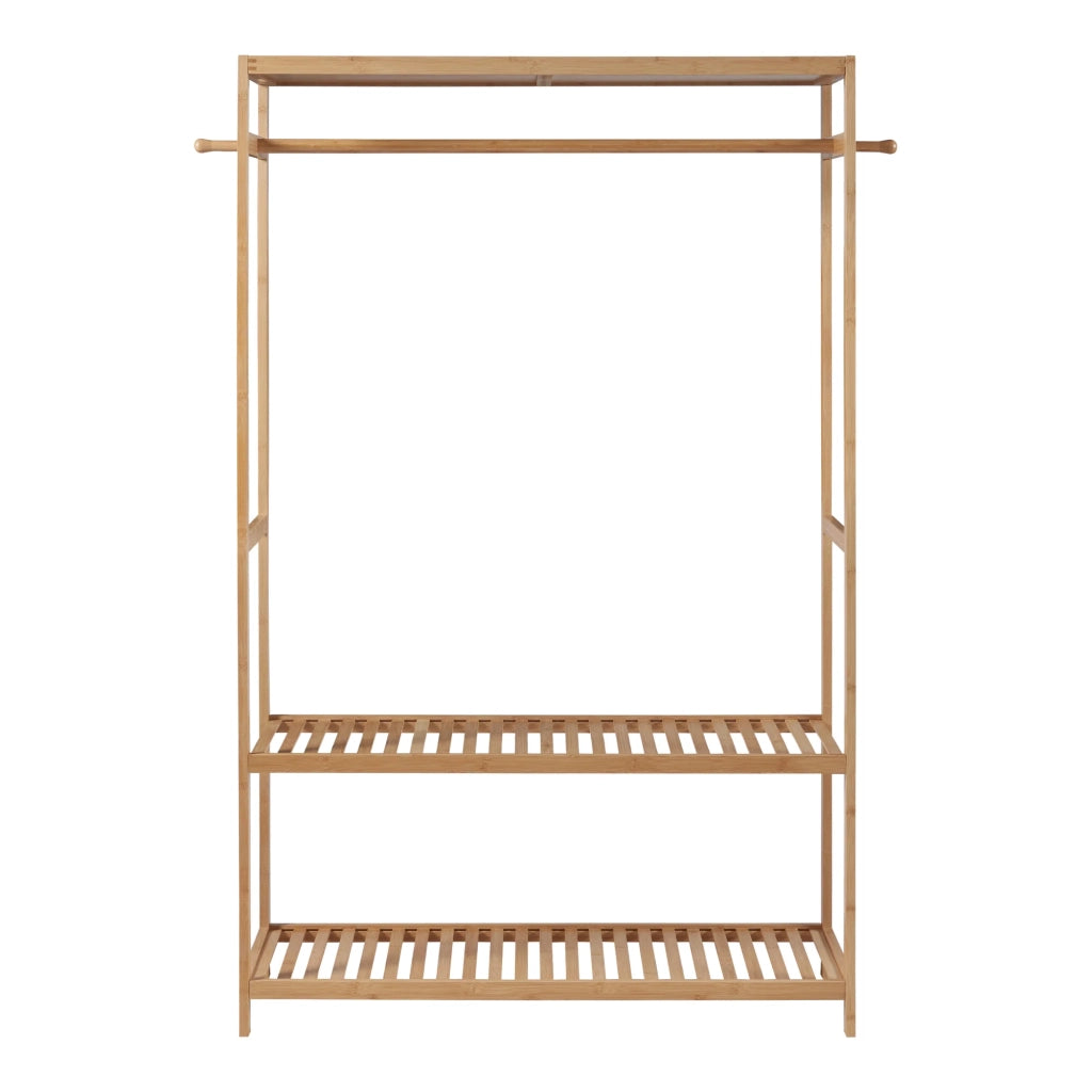 Appendiabiti di design in bambù per mobili da ingresso 165 x 100 x 35 cm finitura naturale 03_0010368