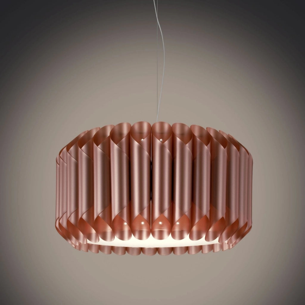 Sospensione Copper in Metallo Cromato Cm. 50 x 31h