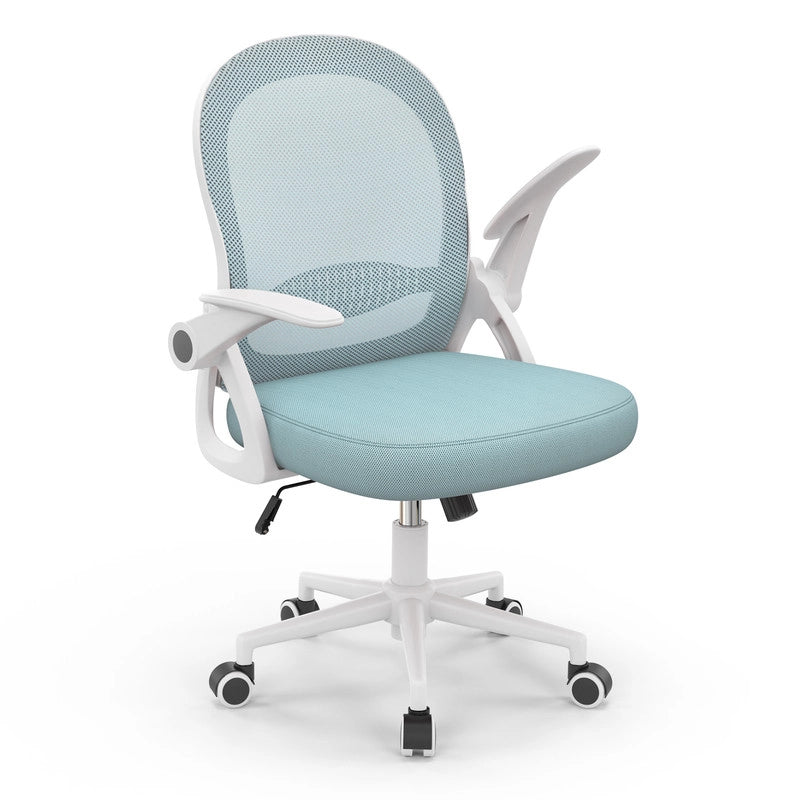 Sedia Ufficio con Supporto Lombare - RATTANTREE - Sedia Ufficio da Scrivania ergonomica Braccioli 90¡ã Regolabile - Blu