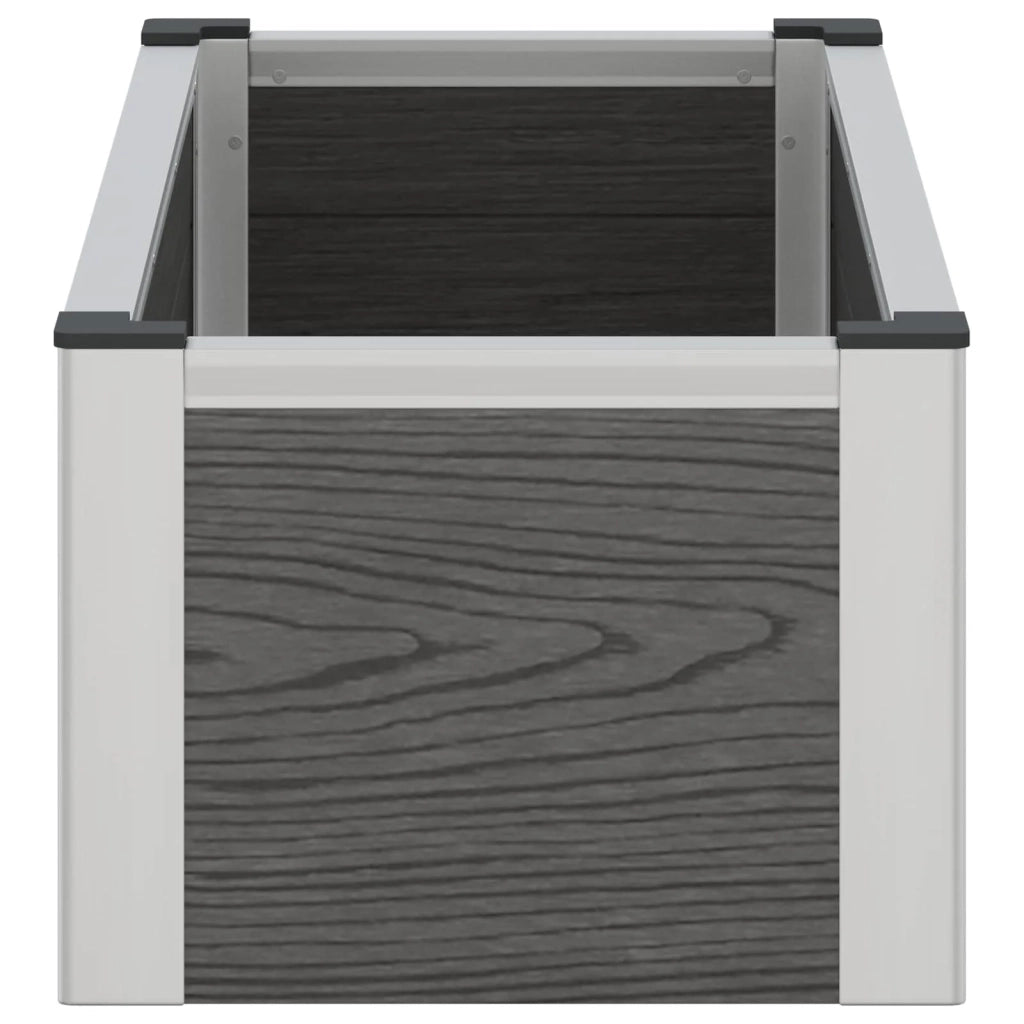 Letto rialzato da giardino Grigio 75 x 30 x 22 cm 42039080