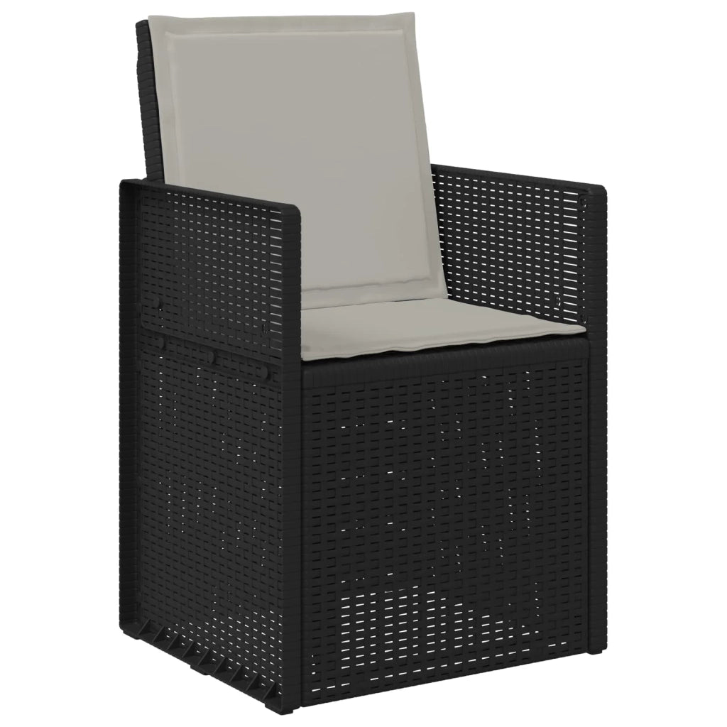 Set da Pranzo per Giardino 7 pcs Antracite e Grigio chiaro PP