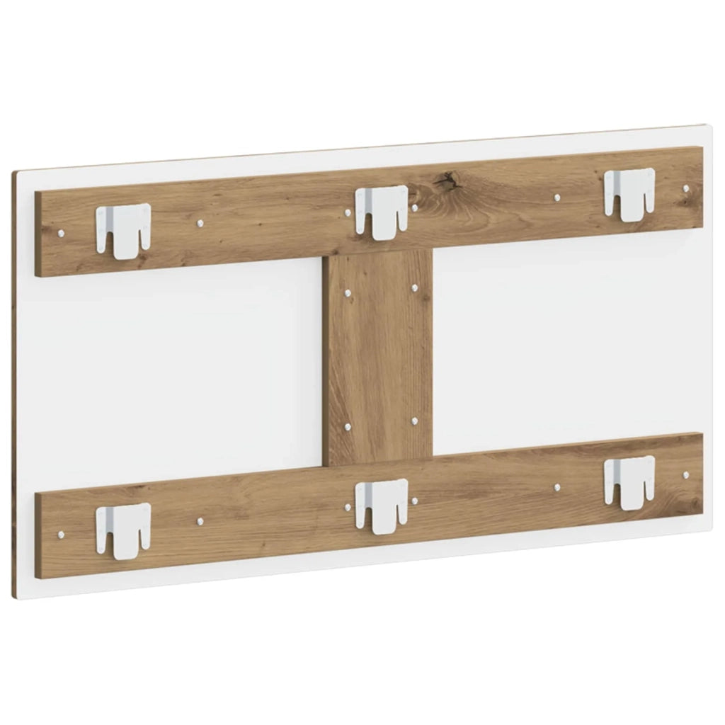 Testiera da Muro HOORN Rovere Artigianale Legno ingegnerizzato 897424