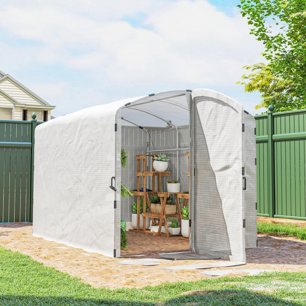 Serra tunnel giardino 6m2 ¨C zephmum ¨C 300x200x195cm bache PE 220g/m2