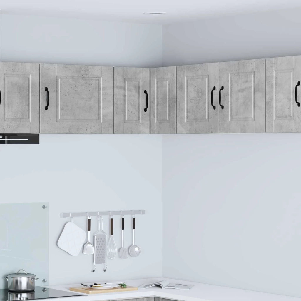 Mobile da cucina con lo scaffale-Armadio da cucina Grigio cemento 57 x 57 x 40 cm 254936