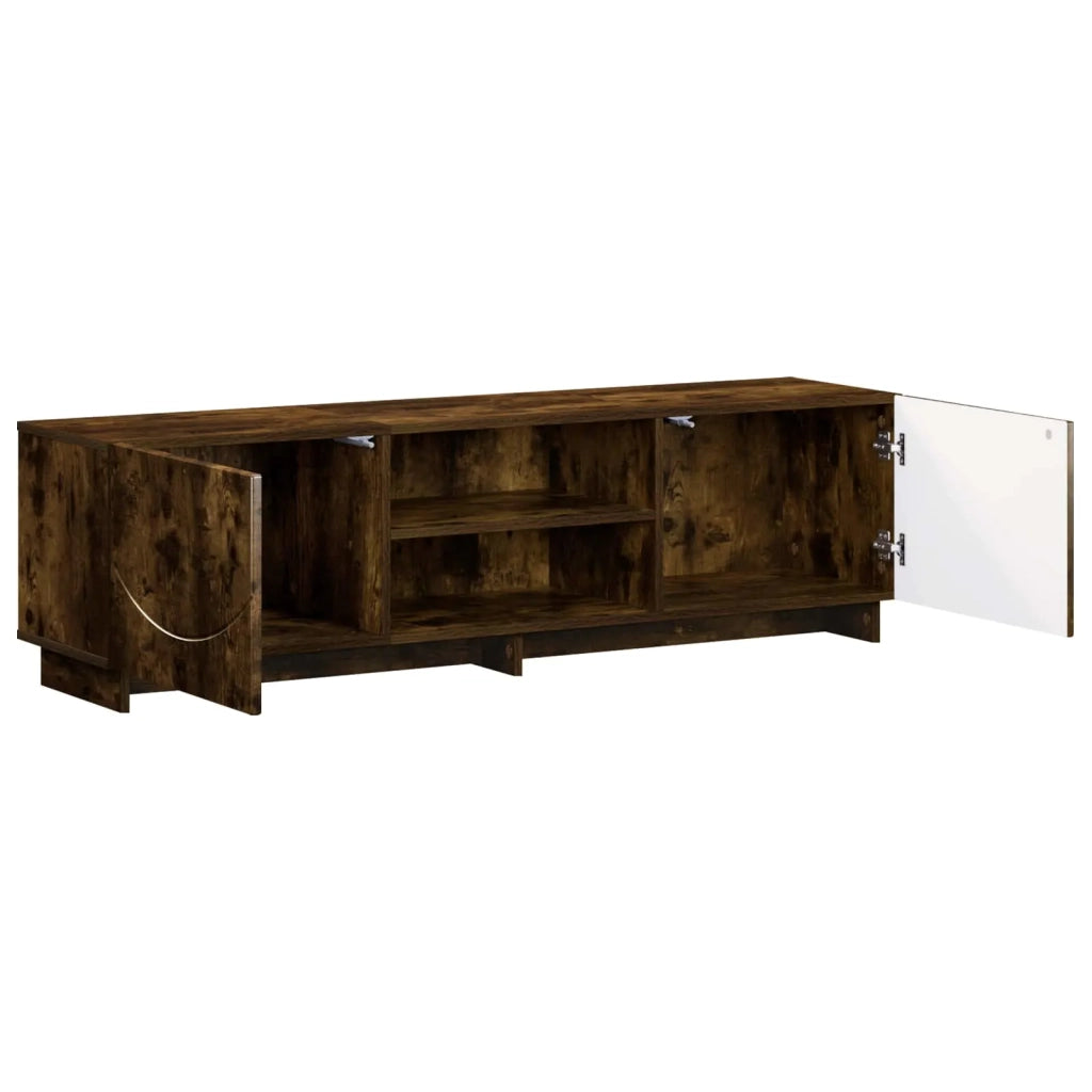 Supporto TV 140 x 34.5 x 40 cm Rovere Fumo Legno ingegnerizzato 8011491