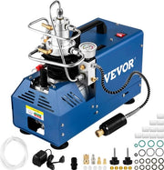 Compressore ad aria elettrico 1800 W - pompa aria ad alta pressione 4500 PSI - stop aria manuale con raffreddamento ad acqua e display temperatura LED - per bombole da sub, serbatoio paintball