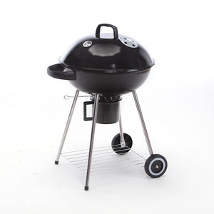 Barbecue a Carbone Carbonella con Termometro Carrello e Raccoglitore Olio Taddei Round 61