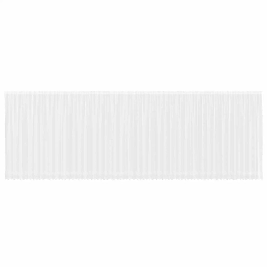 Tenda in Pizzo con tende Bianco 200 x 1200 cm Poliestere 4107975