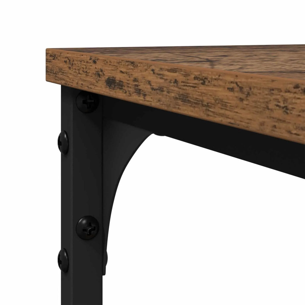 Tavolo laterale Legno vecchio 50 x 35 x 52 cm Legno multistrato