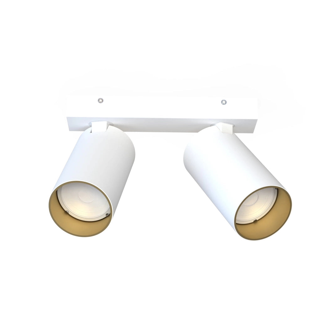 Faretto soffitto/parete Nowodvorski Mono 7774 bianco oro 2xGU10