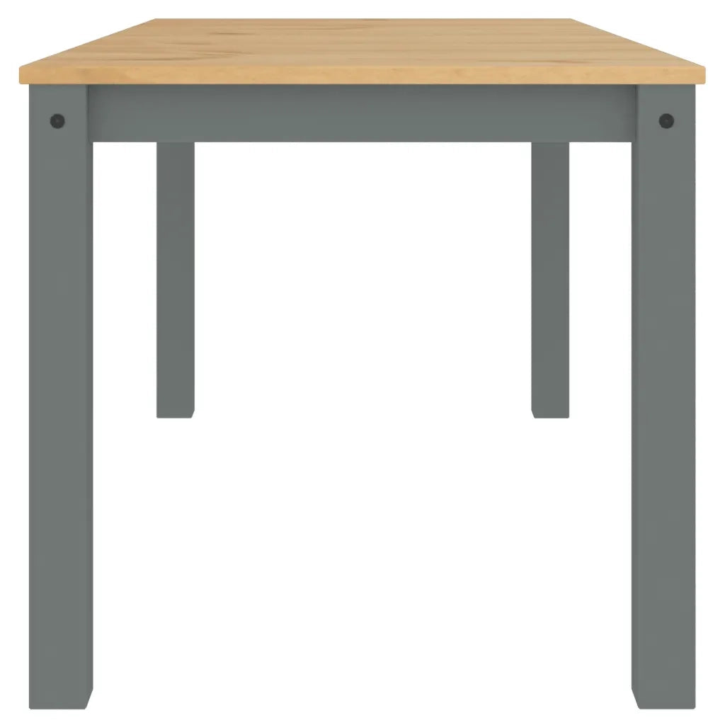 Tavolo da Pranzo PANAMA Grigio 160x80x75 cm Legno Massello Pino 4005706