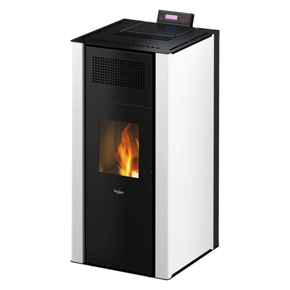 1pz termostufa a pellet 'mira 22' colore rosso cod:ferx.7002080nlm