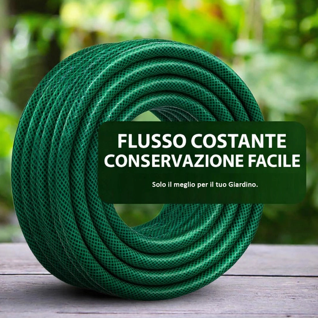 Tubo da Giardino 25 m Ø14mm Universale per Irrigazione Resistente alla Pressione