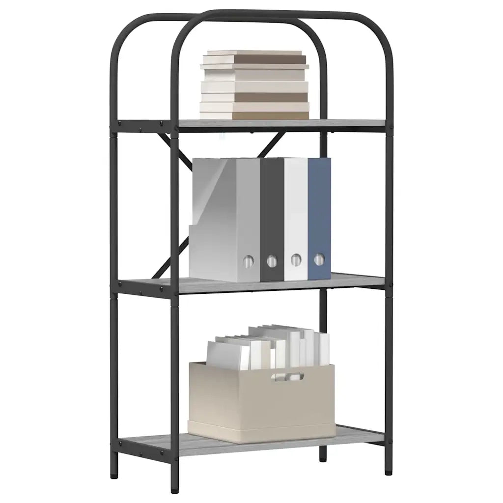 Libreria Grigio Sonoma 60 x 30 x 109 cm Legno multistrato 879866