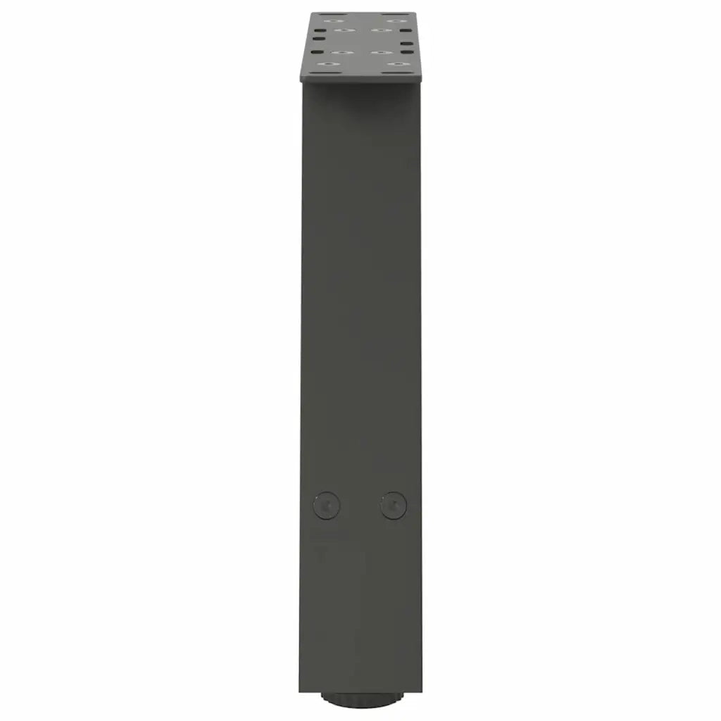 Gambe per Tavolino da CaffÃ¨ a Forma di A 2 pz Antracite 50x(30-31) cm Acciaio