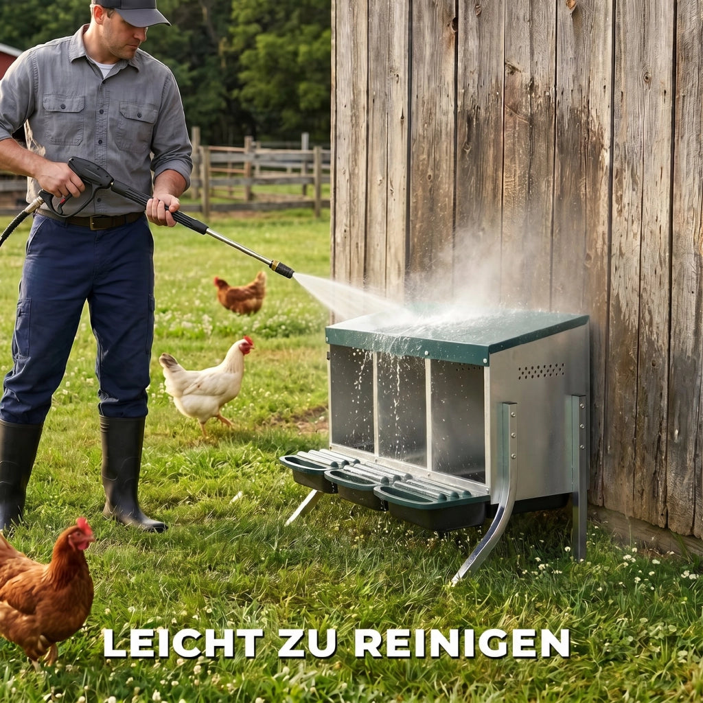 Nido per Galline con Ventilazione ¨C zephmum ¨C Argento 84x55x61 cm