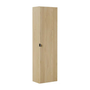 Colonna da bagno KORI 140 cm in rovere chiaro - Mobile sospeso con 1 anta