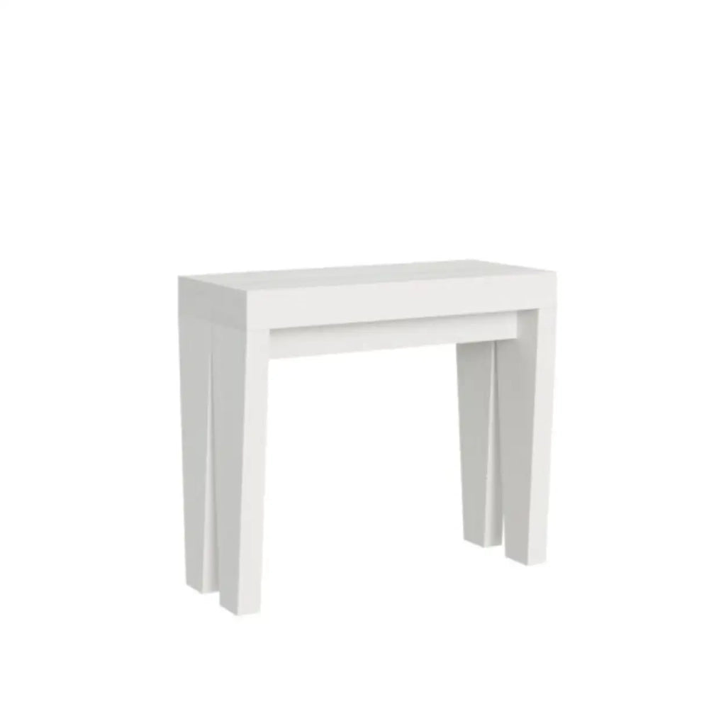 Consolle allungabile 90x40/300 cm Spimbo bianco frassino