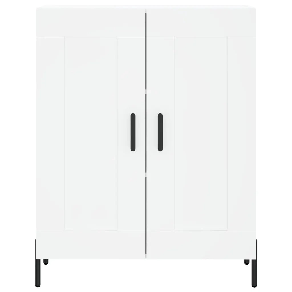 Credenza Bianca 69,5x34x90 cm in Legno Multistrato 830204