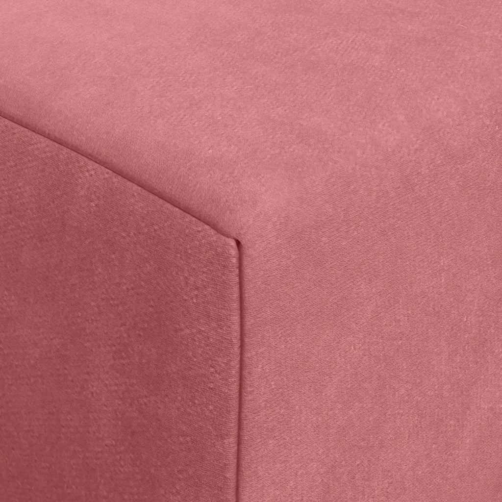 Divano Letto Pieghevole Rosa 200 x 70 x 15 cm Velluto 900010