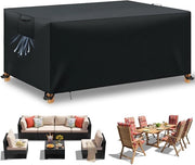 Copertura per mobili da giardino - impermeabile - nero - 420D Oxford - 125 x 63 x 74 cm