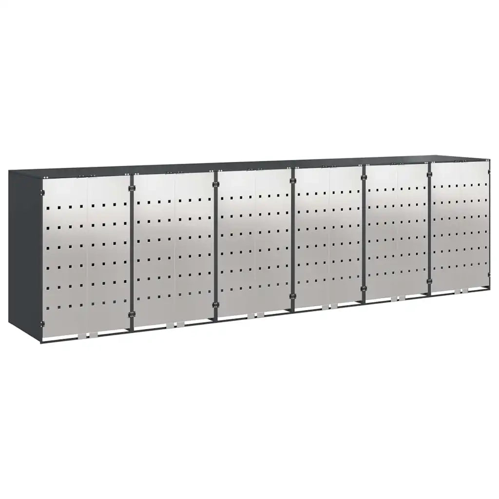 Contenitore per Rifiuti per 3 Bidoni 340 x 77.5 x 115.5 cm