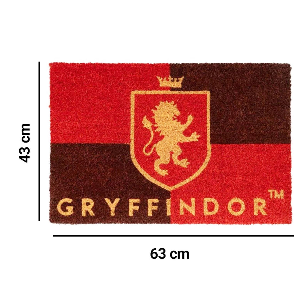 Zerbinetto Decorativo Stemma Grifondoro 43x63cm Antiscivolo Rosso Harry Potter