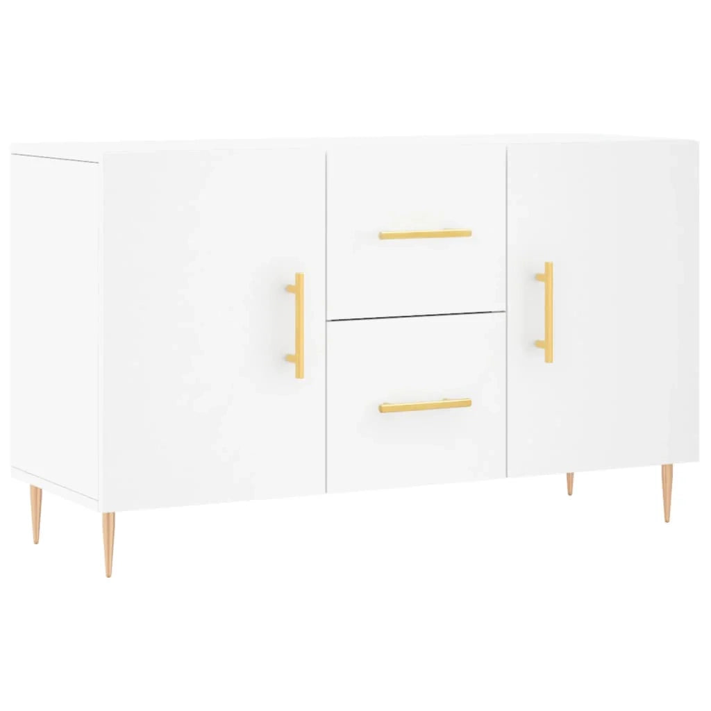 Buffet credenza cassettiera armadio mobile contenitore organizer per cucina soggiorno salotto 100 x 36 x 60 cm legno ingegnerizzato bianco 02_0030164