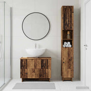 Set di Armadi da Bagno da 2 Pezzi EDE Legno antico 3417502