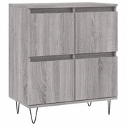Credenza | Madia | Buffet da pranzo | Armadio da pranzo Grigio Sonoma 60x35x70 cm in Legno Multistrato