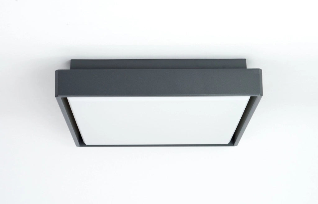 Plafoniera esterna LED BENI grigio scuro IP65 SU-MA