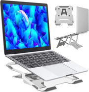Stand per Laptop Verstilbare - Portatile - In Alluminio - Adatto per 10-15 pollici
