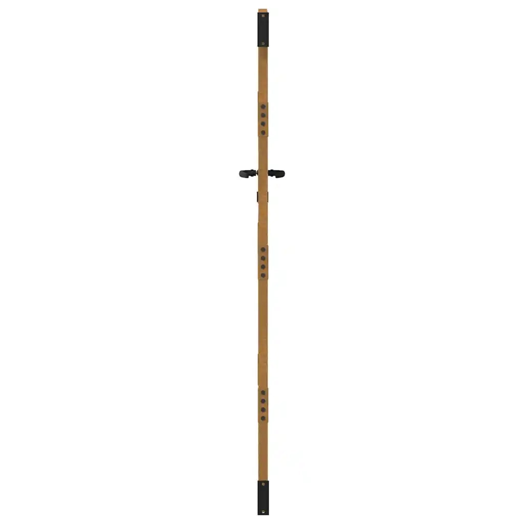 Cancello da giardino 85x175 cm in acciaio Corten con design ad albero 153212