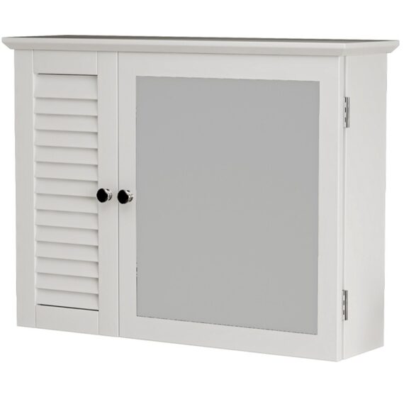 Armadio da bagno, bianco 69x15x49 cm