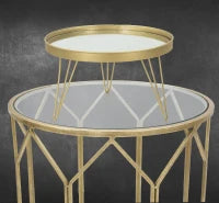 Svuota Tasche Glam Gold/Mirror Cm Ø 36.5X22