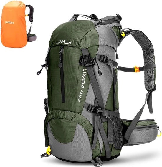 Zak da bagagli da 50L con copertura impermeabile Leggera per arrampicata Escursioni Sport Viaggi Campeggio
