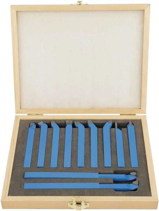 Strumento per foratura a punte carburo - 11 pezzi - set di punte per foratura a 10x10mm.