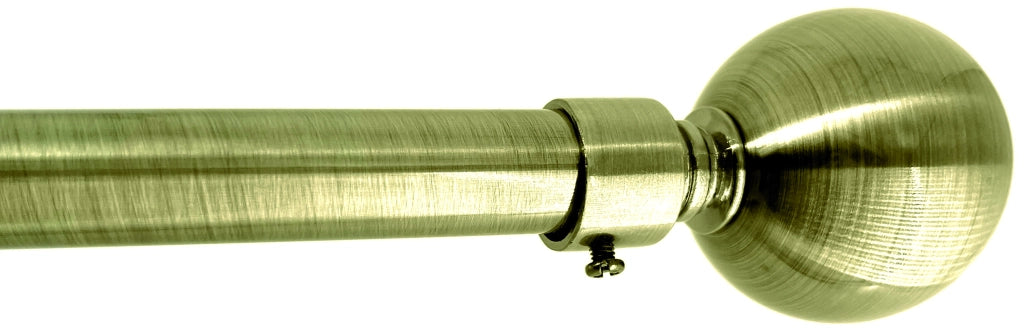 Utilia BASTONE PER TENDE GLOBO Estensibile cm. 71÷122 col. Oro antico